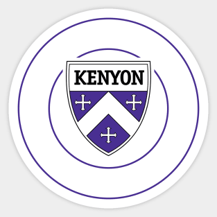 Blackout Design Kenyon College - Lords Sticker